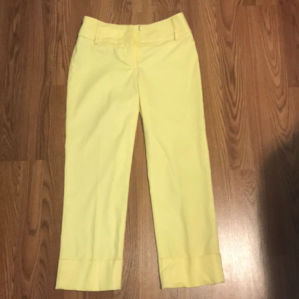 Bebe yellow pants